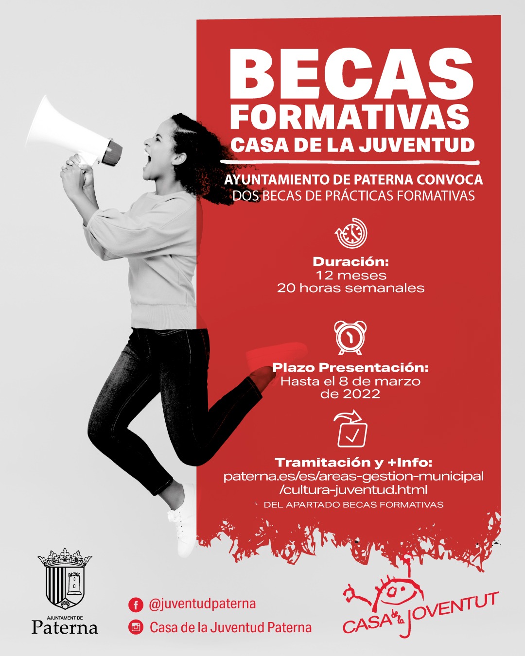 Becas formativas Casa de la Juventud