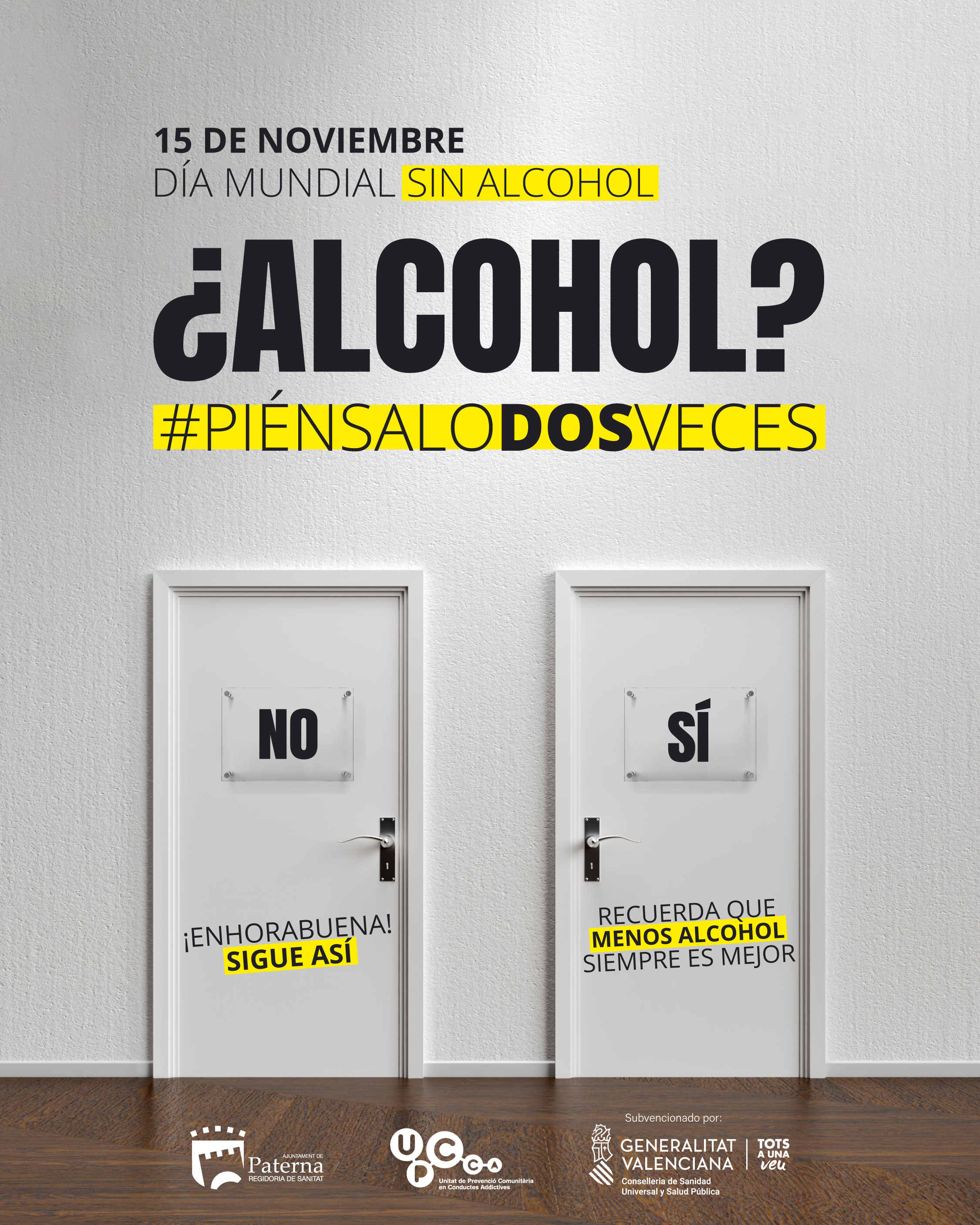 Día mundial sin alcohol