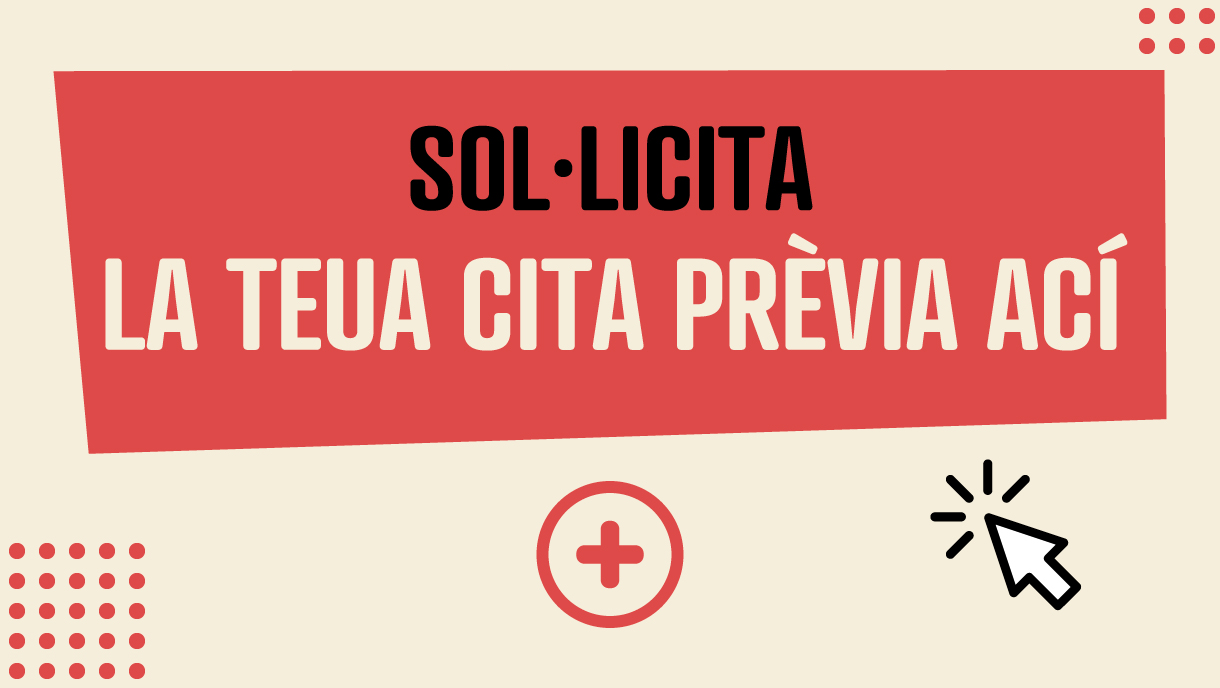 Sol·licita cita previa