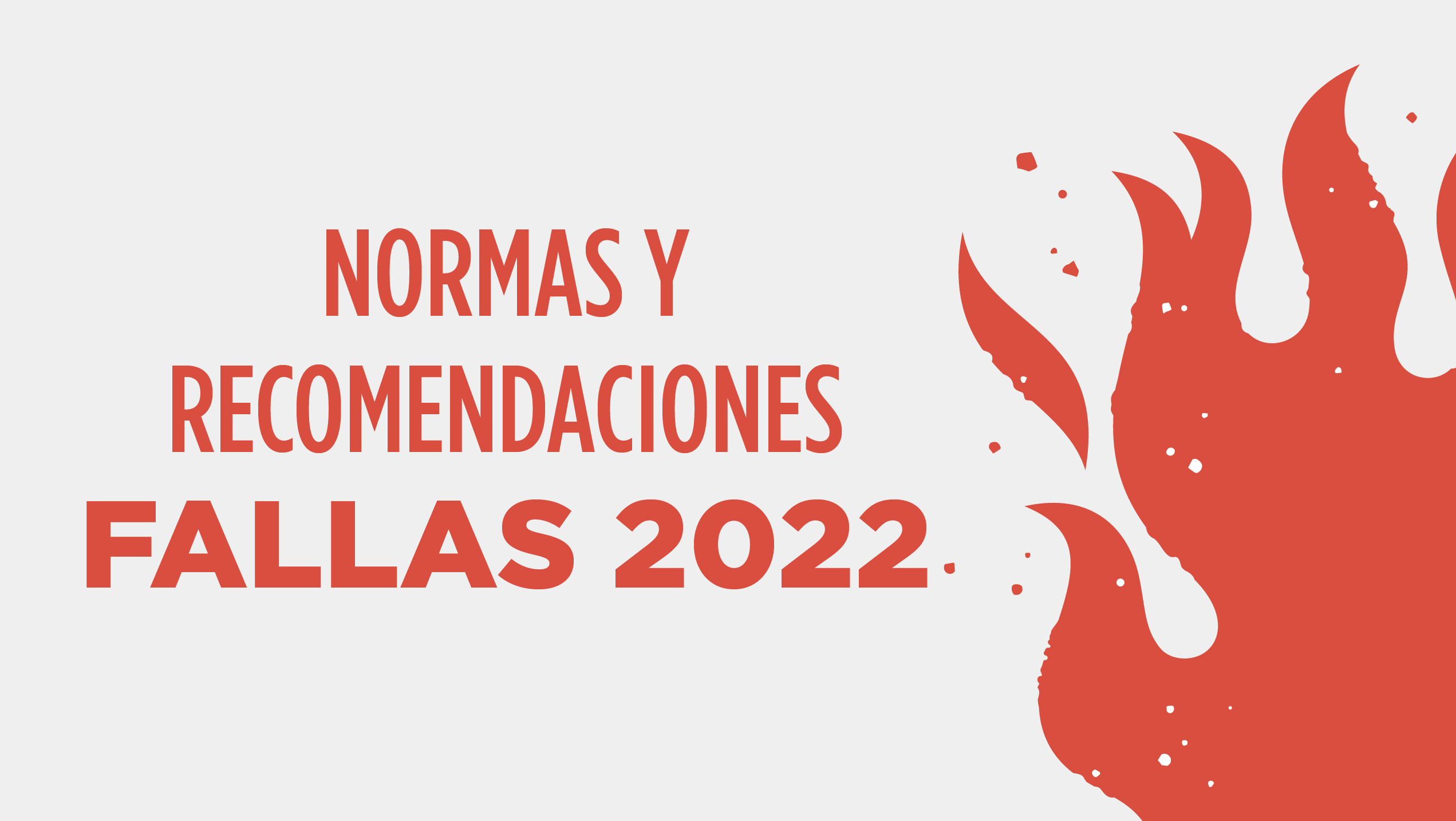 Medidas y recomendaciones Fallas 2022