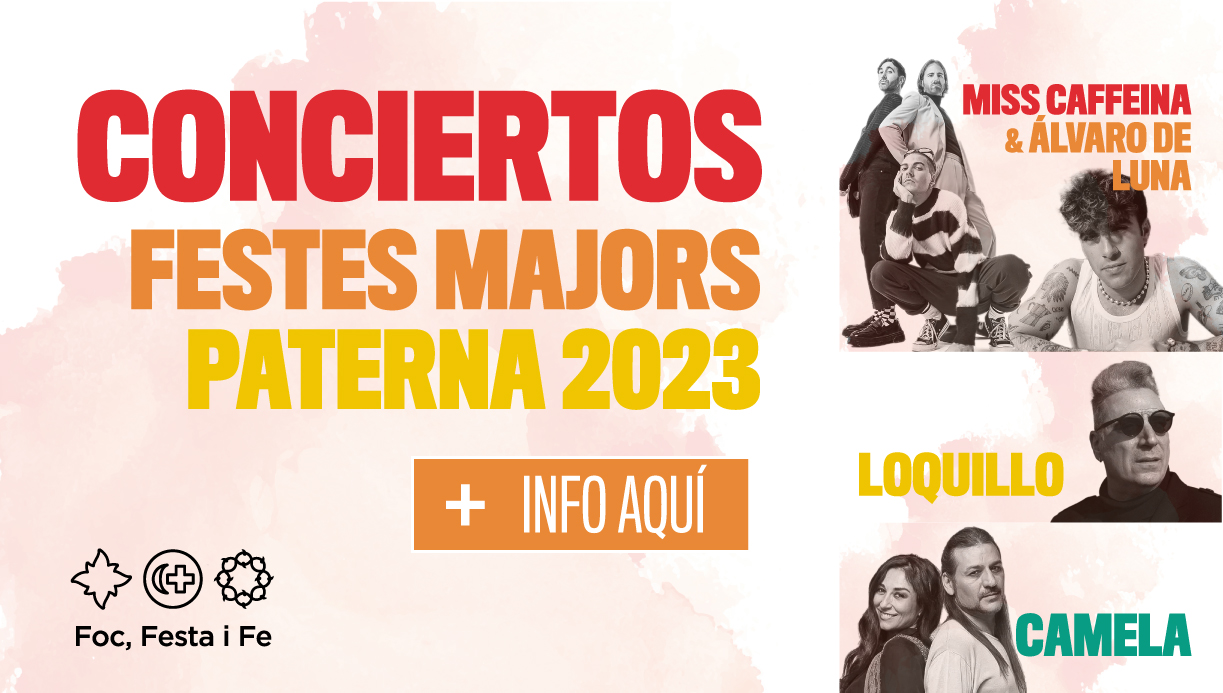 Conciertos Fiestas Paterna 2023