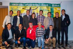 1)	Imatge corresponent a la presentació del circuit en el qual va estar present el regidor d’Esports, Vicente Sales i el representant veïnal Pepe Carot