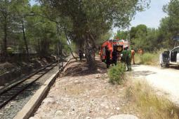 Imatges de la zona en què s’han desplegat els efectius