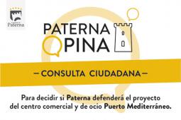 La consulta ciudadana sobre Puerto Mediterráneo se celebrará en Paterna del 13 al 27 de octubre