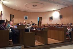 Momento de la votación de los nuevos consejeros de Gestión y Servicios de Paterna
