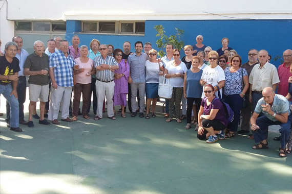 Sagredo inaugura aparatos de gimnasia al aire libre en el Centro Social de La Canyada