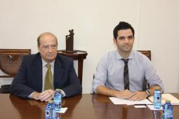 El alcalde Paterna junto al director general del Centro Europeo de Empresas Innovadoras de Valencia (CEEI), Jesús Casanova
