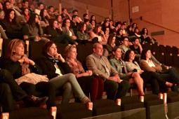 Imagén del público que ha acudido a la representación