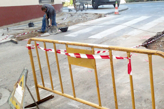 Obras de mejora la accesibilidad en el entorno del Parc Central