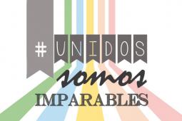 Cartel de campaña solidaria #Unidos Somos Imparables
