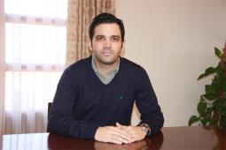 El alcalde, Juan Antonio Sagredo, en su despacho