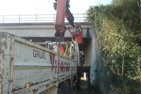 Pruebas de auscultación del puente