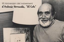 Cartel de la exposición dedicada a Antonio Ferrandis
