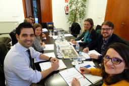 Imagen de la reunión entre el alcalde y la vicepresidenta Oltra