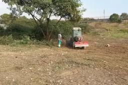 Imagen de los servicios de limpieza en los solares del municipio