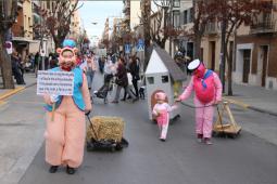 Imagen de la cabalgata del Ninot del año pasado.