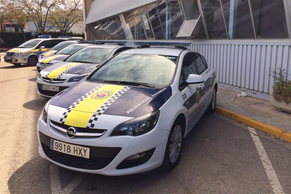 Nueva flota de vehículos de la Policía Local
