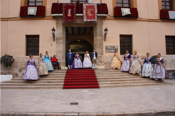 Foto de la presentación de las Falleras Mayores 2016