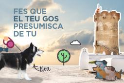 Cartel de la campaña de concienciación sobre la importancia de recoger los excrementos caninos