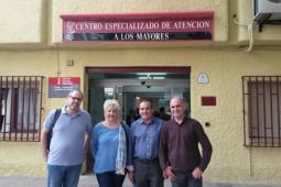 El concejal Julio Fernandez durante la inauguración de la Semana del Mayor