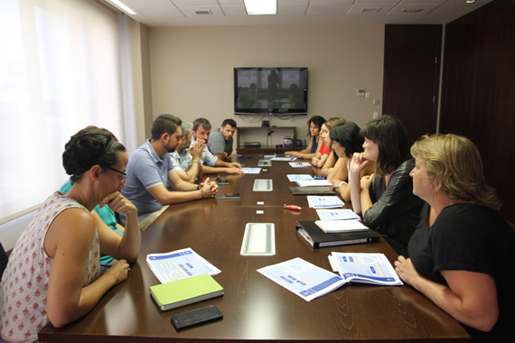 Imagen de la reunión mantenida
