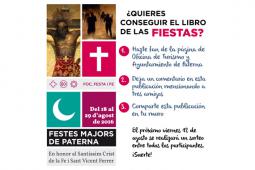 Cartel sorteo libro fiestas de la Oficina de Turismo