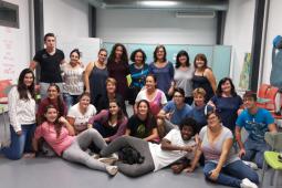 Estudiantes del curso de monitor de tiempo libre