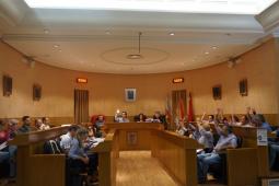 Momento de la votación de la modificacion de crédito en el pleno