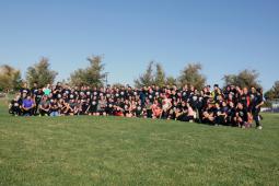 Participantes en el workout de la Spartan Race Valencia