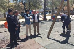 Visita Sagredo labores mantenimiento Parque Gran Teatro
