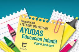 Listados definitivos becas educación infantil curso 2016-2017