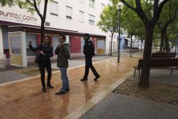 Comprobación de desperfectos en Lloma Llarga