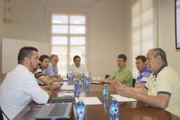 Reunión Pasos a nivel Favepa,  FGC y el Alcalde