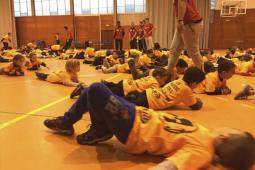 Imágenes del workout infantil de la Spartan Race