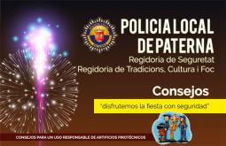 Consejos prevención accidentes pirotécnicos