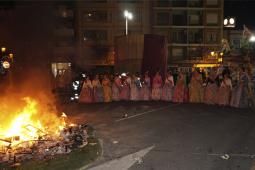 Las Fallas de Paterna se entregan al fuego en la noche de la Cremà