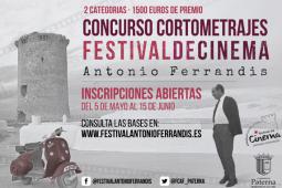 El Festival de Cinema Antonio Ferrandis abre convocatoria para su concurso de cortos 