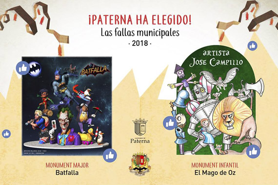 Centenares de vecinos/as participan en la elección del diseño de las fallas municipales de Paterna para 2018