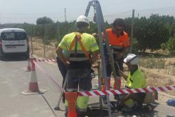 Paterna instala un sistema para controlar en tiempo real el estado de la red de alcantarillado  