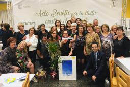 Foto de familia del acto benéfico por la lucha contra el Cáncer