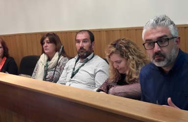El equipo de Compromís en el Pleno