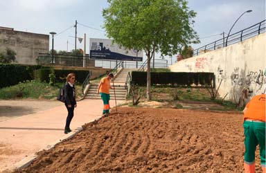El Ayuntamiento renueva el parque del  barranco del Sau de Santa Rita  