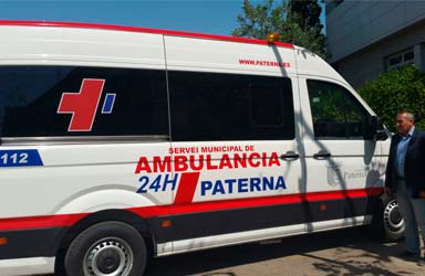 Paterna estrena demà nou vehicle d'Ambulància 24 hores