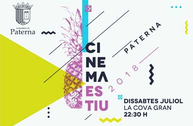 El Cine de Verano vuelve a la Cova Gran de Paterna durante el mes de julio