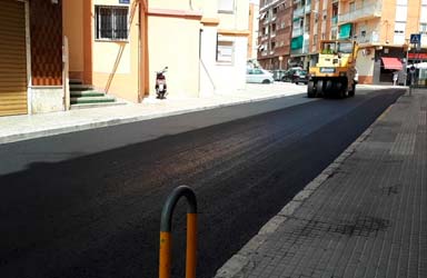 Paterna finalitza les obres d'asfaltat de l'III Pla Transforma  