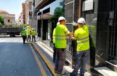 Paterna comienza el montaje de la calle Mayor para la Cordà