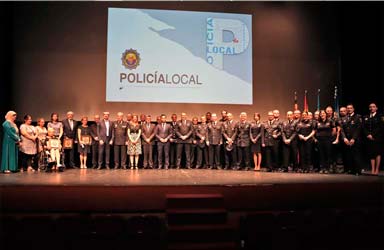 Paterna homenajea a sus agentes en el Día de la Policía Local