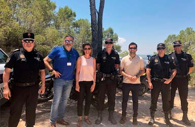 El Alcalde de Paterna supervisa los nuevos dispositivos contra incendios de La Vallesa