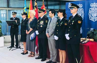 Paterna homenajea a sus agentes en el Día del patrón del Cuerpo Nacional de Policía 