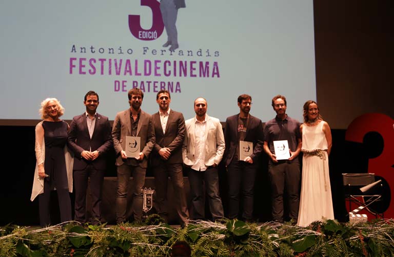 Hugo Silva recoge el Premio a su Trayectoria en el Festival de Cine de Paterna Antonio Ferrandis 
